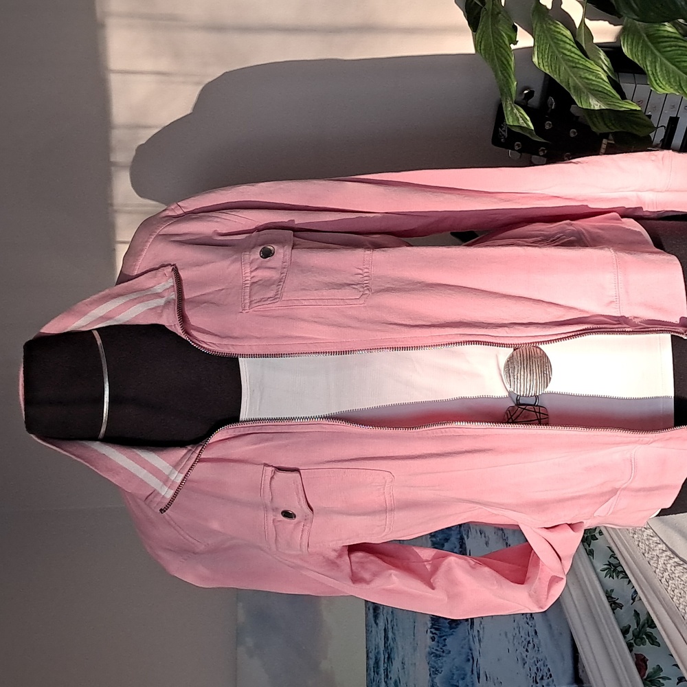 Women's Pink Zip-Up Jacket